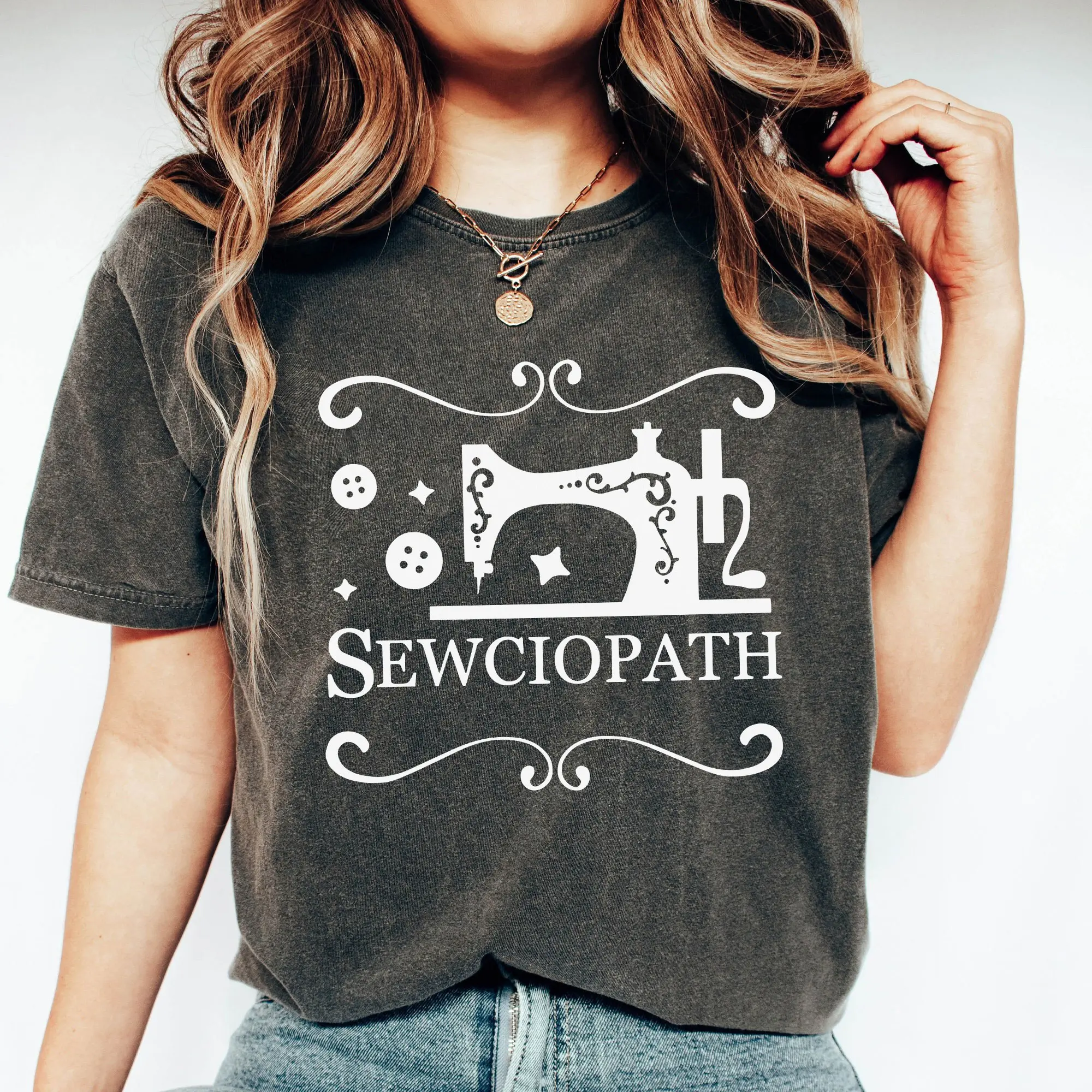 Comfort Colors Sewing Shirt, Funny Sew Shirt, Women Shirt, Sewciopath Tee, Sewing Lover Shirt, Quilter Gift