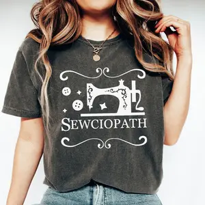 Comfort Colors Sewing Shirt, Funny Sew Shirt, Women Shirt, Sewciopath Tee, Sewing Lover Shirt, Quilter Gift