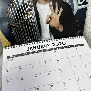 Freddiie Freeman 5 Baseball 2026 Wall Calendar, Must Have Baseball Freeeman 2026 Calendar, Baseball Freddie 2026 Wall Calendar, Best Gift For Fans