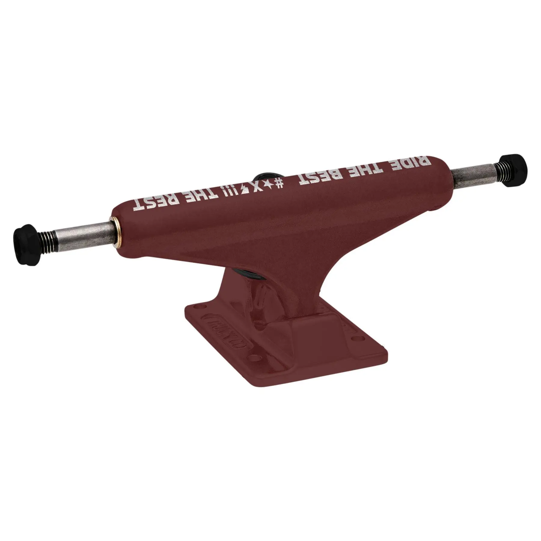 Stage 11 RTB FTR Forged Hollow Burgundy Independent Skateboard Truck, with Cushions, Lightweight Design, Grinding Compatibility, Independent RTB FTR Artwork, Guaranteed for Life, Laser Etch