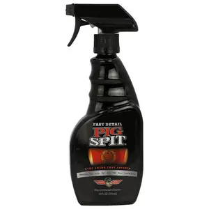 PIG SPIT Fast Detail for Use on Motorcycles, Cars, Trucks, RVs, Boats, ATVs, Snow Machines and much more | 16 oz. | 2-Pack
