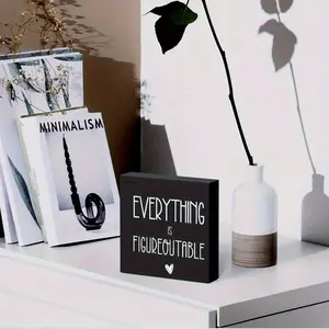 Everything Is Figureoutable Motivational Wood Box Sign, Inspirational Quote Desk Decor, Positive Affirmation Home & Office Accent, Uplifting Gift for Coworkers, Friends & Family High-Speed Off-Road Electric Scooter Antique History Coin Collector's Edition