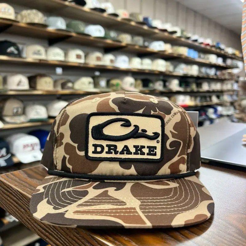 Drake X Lost Hat Co Rope Hat - Old School Camo
