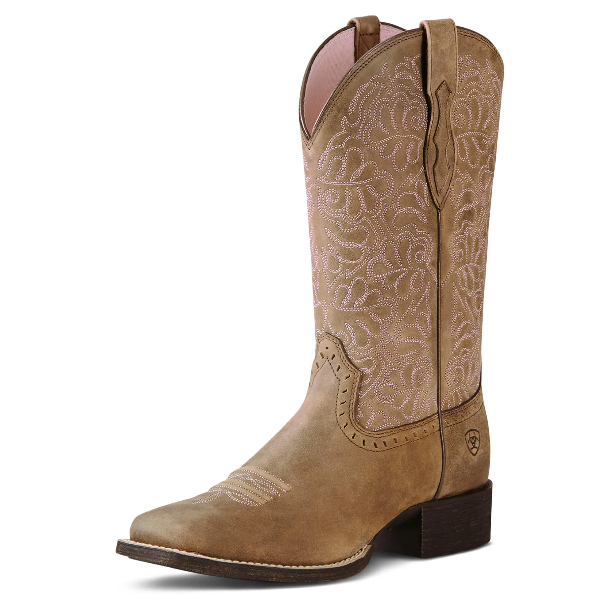Women's Round Up Remuda Wide Square Toe Cowgirl Boots Women's Round Up Remuda Wide Square Toe Cowgirl Boots