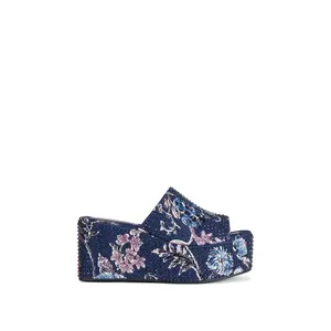 ROSALIND-BLUEMULTI PLATFORM WEDGE SANDAL