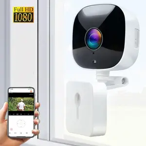 Wireless Home Security Camera, 2.4G WiFi Night Vision Wireless Camera, Outdoor Closed-circuit Television All-weather Recording Portable Camera