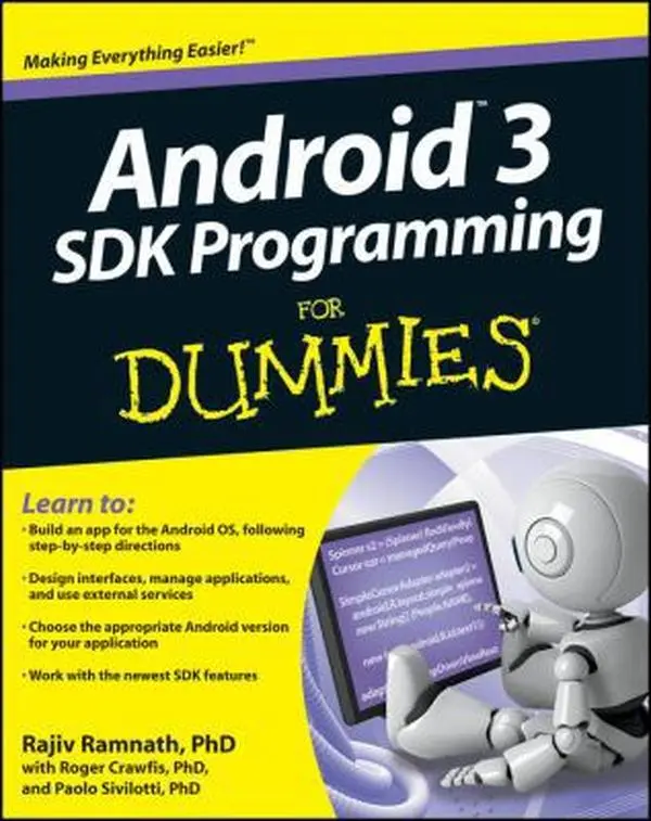 USED Book - Android 3 SDK Programming For Dummies by Rajiv Ramnath (Paperback) - english