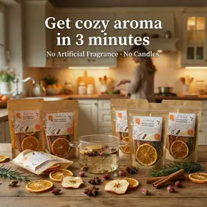 【Best Gift】Natural Simmer Pot Home Fragrance - Ready in Minutes, No Artificial Fragrance, NoCandles, Perfect for Valentine's Day & Housewarming Gifts