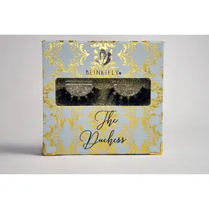 The Duchess Eyelashes - Elegant Eyelash Extensions for a Classic Makeup Look, Ideal for All Occasions