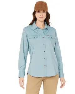 Ariat Women's Women'S Rebar Venttek Long Sleeve Button Down Work Shirt - 10043564