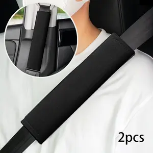 2pcs Car Seatbelt Shoulder Pads, Anti-Chafe Soft Cool Comfort Covers, Universal Extended Fit, Enhanced Driving Experience