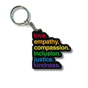 'Kindness Is' Pride Keychain