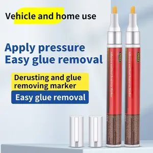 Car Adhesive Remover, Multi-Surface Safe Sticker Marker Remover Pen, Rapid Safely Removes Stickers, Glue, Decals, Label, Tape, Sticky Residues And More From Car Furniture Tile Wood Floor And More