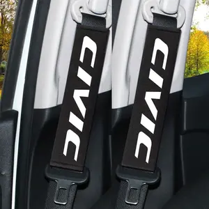 Car Seat Headrest Rest Neck Pillow Cushion Seat Belt Shoulder Pad For Honda Civic Accord Fit City CRV Odyssey Jazz Mugen Interior Decoration Accessories