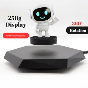 Magnetic Levitation Display Stand - Black Floating Magnetic Base for Figures & Toys - Office Bedroom Living Room Decor - Creative Handmade Ornaments Christmas Boys Girls Kids Gift