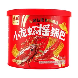 ZHAOHUI Spicy Crayfish Crispy Rice Snack - Authentic Flavor, Shake Before Eating, 191g