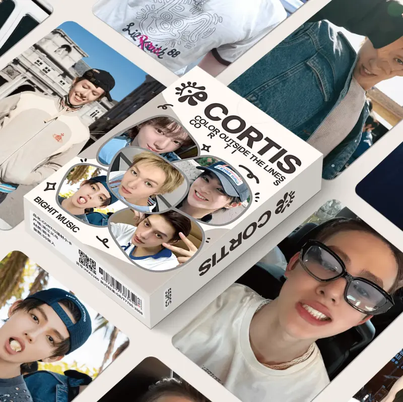 55Pcs/Set Kpop Idol CORTIS New Album Series Lomo Cards Postcards Martin James Juhoon Seonghyeon Keonho Fans Gifts Collection