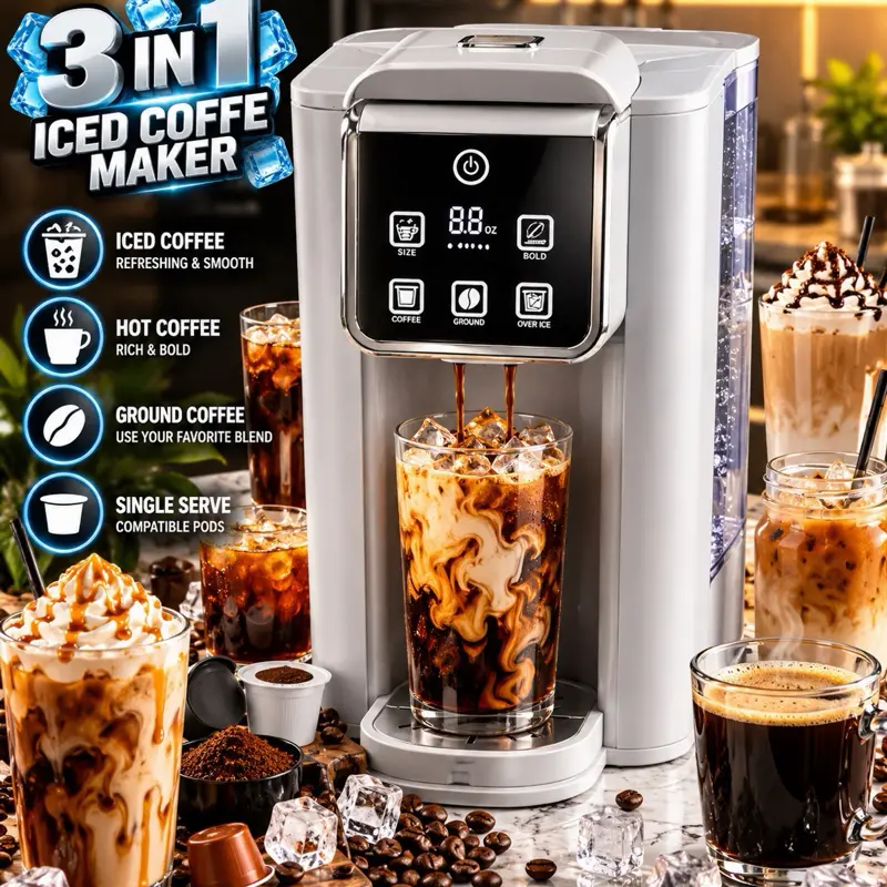 3 in 1 ice coffee machine