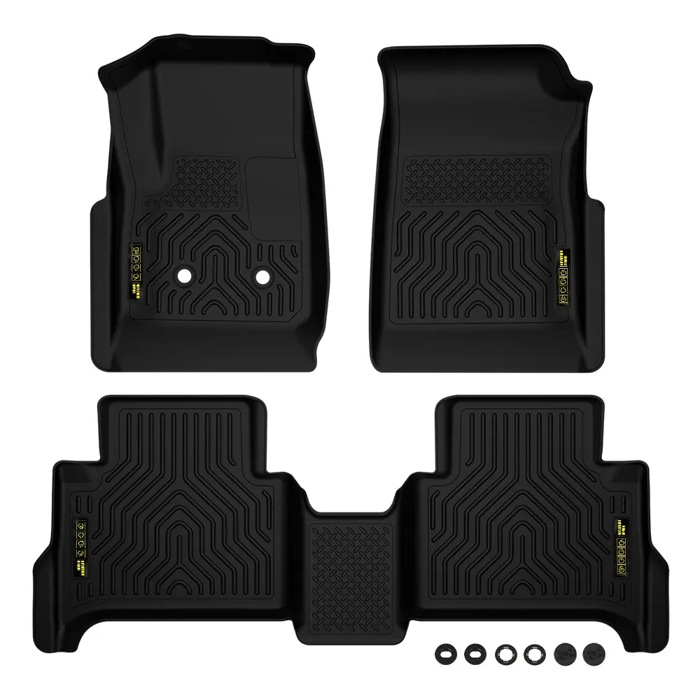 Carpet Car Mat Floor Mats, Full Set Liners Fit for 15-22 Chevy Colorado Crew Cab/GMC Canyon, Anti-Slip Truck Accessories