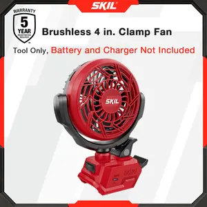 【Father's Day Gift】 SKIL 12V/20V Brushless 4 in. Clamp Fan, Tool Only 【Father's Day Gift】 SKIL 12V/20V Brushless 4 in. Clamp Fan, Tool Only
