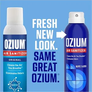 Ozium 8 Oz. Air Sanitizer & Odor Eliminator for Homes, Cars, Offices and More, Original Scent, Pack of 2 Spray Scented carpet  deodorizer