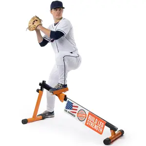 ACELETIQS Baseball Pitching Lead Leg Trainer – Adjustable Stride & Resistance Trainer for Pitchers – Improve Power, Balance & Mechanics – Heavy-Duty Steel Pitching Training Aid