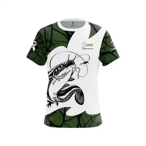 *FREE Custom Name & Logo* Hammer Kristina Cox Tree Camo Fishing CoolWick Bowling Jersey