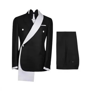 Men's evening gown New European And American Men's Wedding Suit Jacket And Pants Set