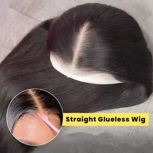 Bling Hair 180% Density Straight Glueless Wigs Human Hair 6x4 5x5 Pre Plucked Pre Cut Lace Wig 28 30 Inch 9x6 7x5 Lace Closure Wigs For Black Women