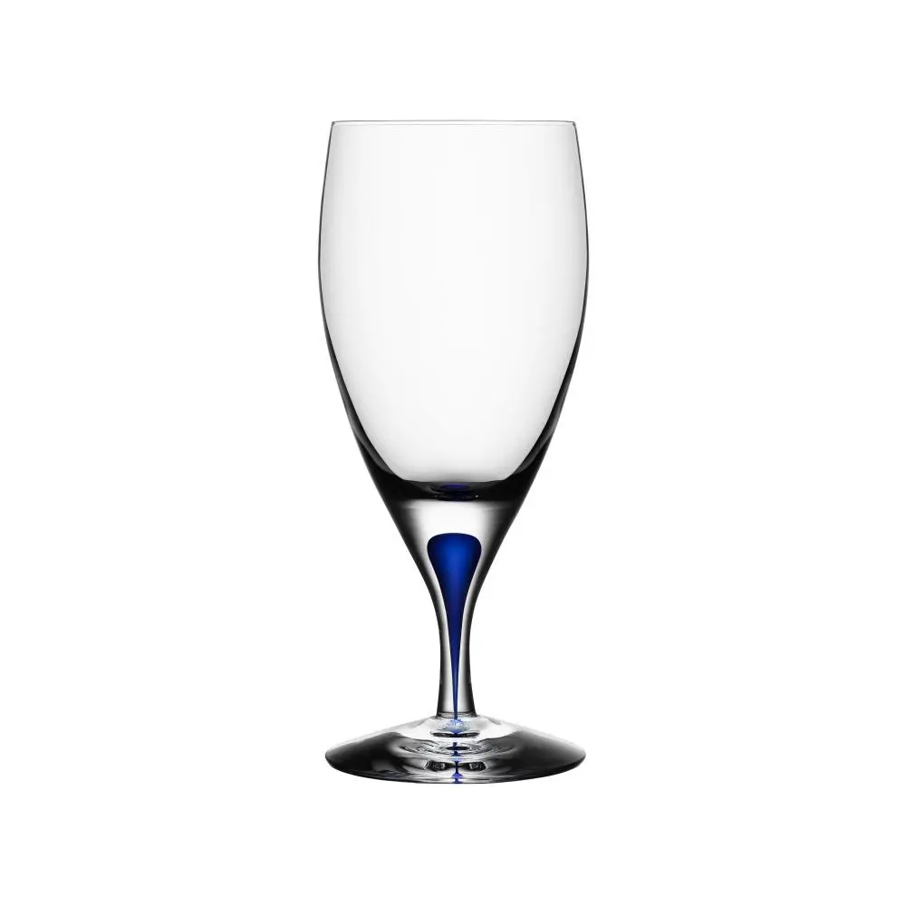 Orrefors Intermezzo Blue Iced Beverage Glass