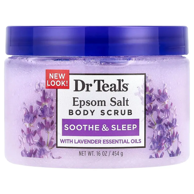 Dr. Teal's Epsom Salt Body Scrub, Lavender, 16 oz (454 g)
