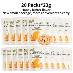 20packs*23g,Crunchy Roasted Cashew Nuts,Honey butter flavor,Crisp,snacks,Nuts, cashews, crispy