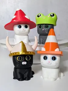 Cats in Hats Figurines - Figurines for Adults