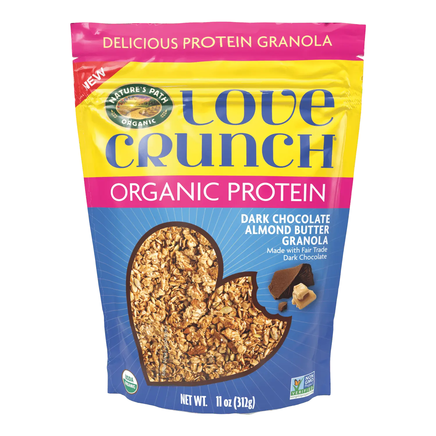 Dark Chocolate Almond Butter Protein Granola