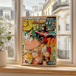 Mha Anime Poster Print, Manga Art, Anime Wall Decor, Anime Room Artwork, Anime Gift, Manga Fan Gift, Anime Merch