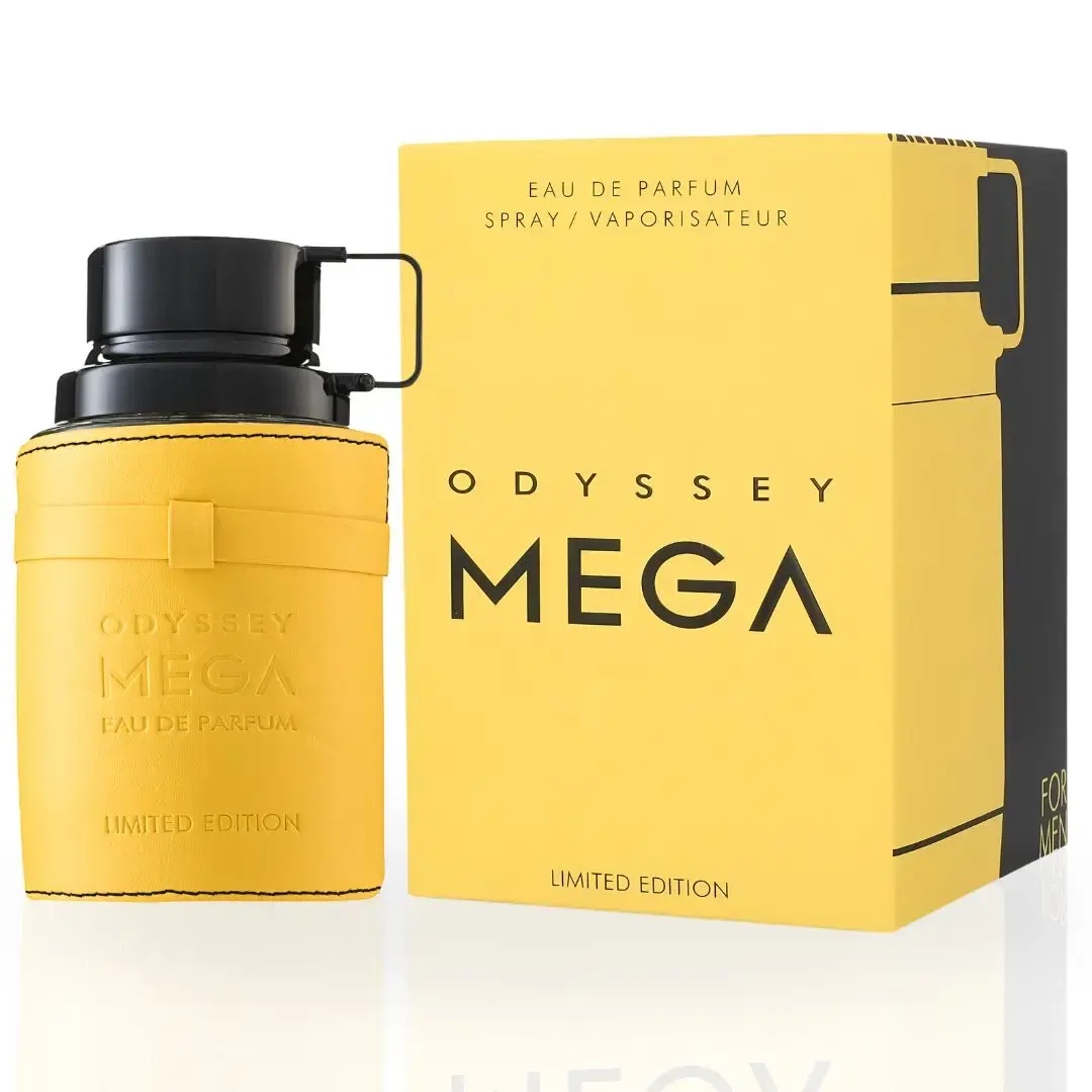 Armaf Odyssey Mega Man Limited Edition Eau de Parfum Spray - 100ML (3.4 OZ) Men's Fragrances, Citrus Spice Fragrance Scent Blend, Long-Lasting Exotic Signature Masculine EDP Perfume Spray
