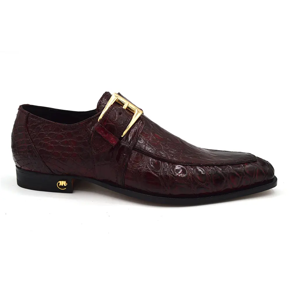 Mauri 1172 Burgundy Monk Strap