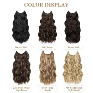 Thin Hair Savior! Invisible Hair Topper, Natural Wavy Hairpiece, Instant Fullness & Volume for Women
