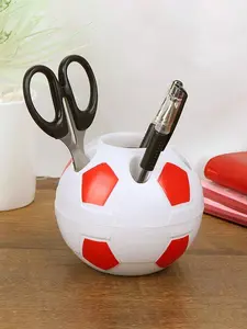 1 Soccer-Shaped Tool Pen Holder/Toothbrush Holder/Desktop Organizer/Home Decor/Student Gift/Back-to-School Gift