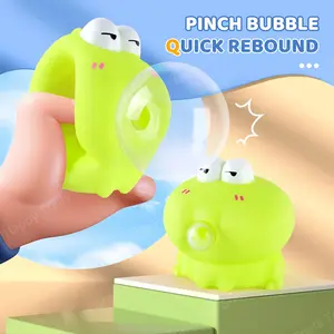 Cute Animal Bubble Squeeze Toys – Soft Fidget Toy, Pinch Popper Decompression for Adults & Teens Kawaii Desk Decor Gift (Frog Sheep Snail), Playful Design, Fun Office Accessory, Smooth Texture, Durable Plastic, Fidget Gadget, Office Workers, Students Gift
