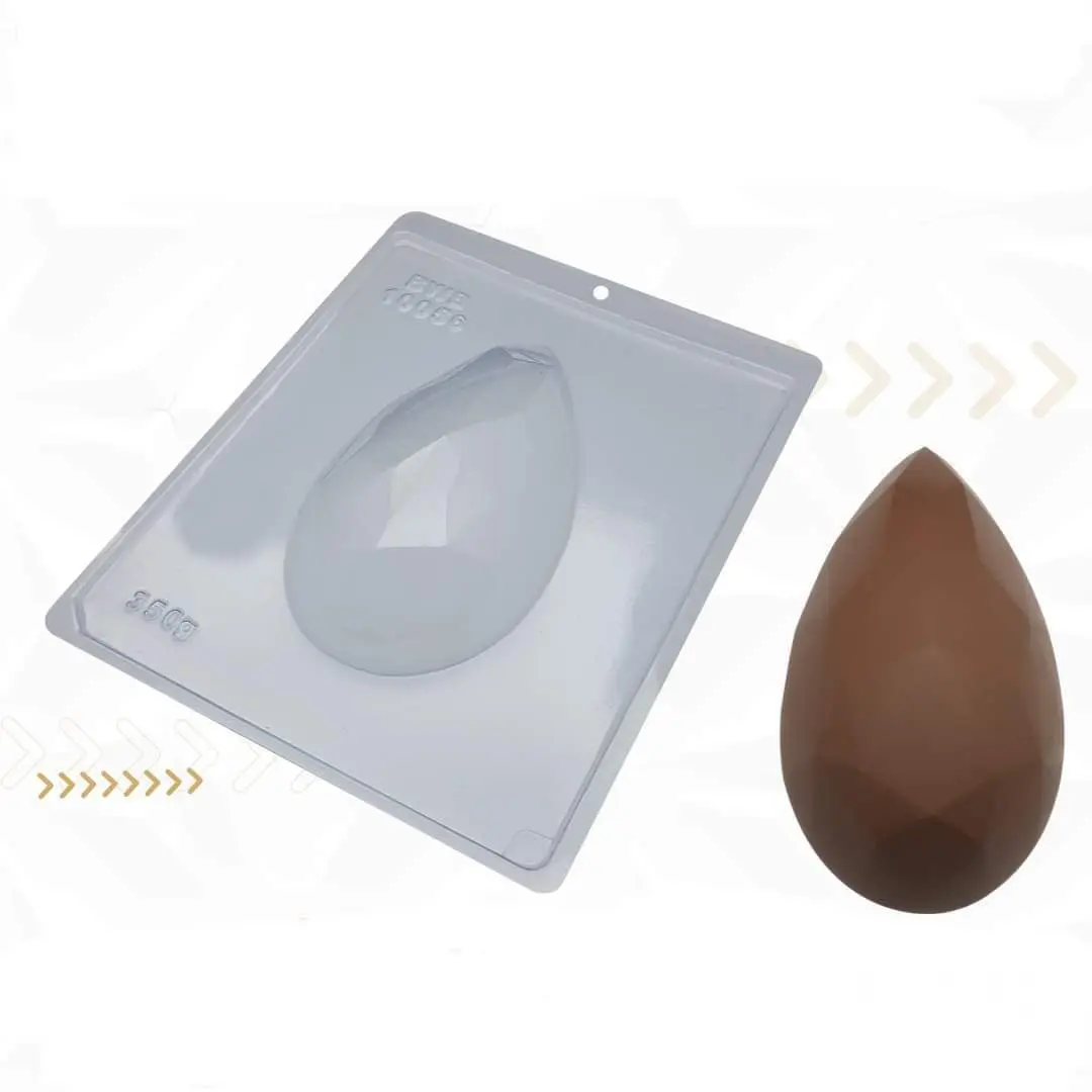 Easter Chocolate geometric egg mold Easter Chocolate geometric egg mold