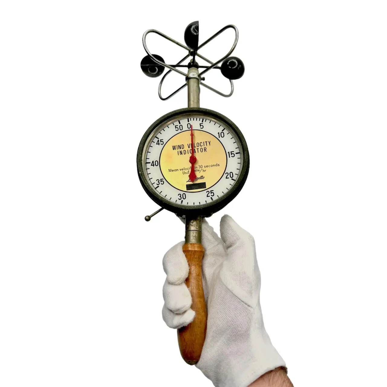 Vintage 1940’s Lafayette Wind Velocity Indicator Anemometer – Working Excellent