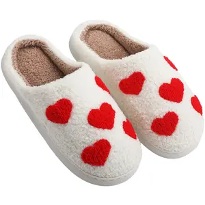 2026 New Womens Mens Slippers Retro Memory Foam Cute Cartoon Plush Fluffy Warm Fur Lined slippers Indoor House Home Winter Shoes