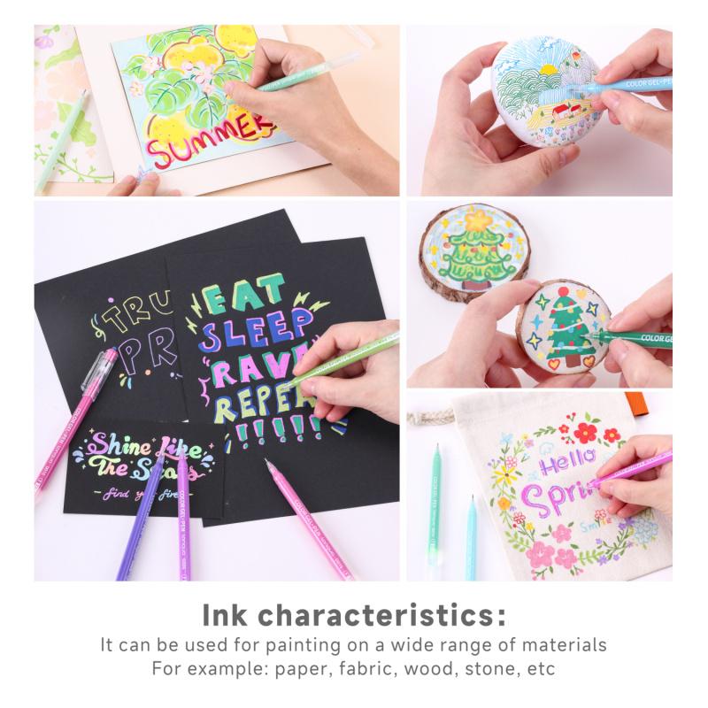 234 Colors Painting Gel Pen Set,Professional Color System,252Pack Hand-Held Backpack,0.6mmNeedle Tip,Rich Color Large Capacity Ink Pens,Art Supplies For Diary,Card,DIY,Coloring, Doodling, Scrapbooking Supplies Stackable colors, Art Drawing Supplies