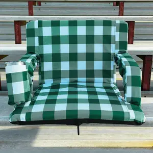 Green Buffalo 23" Stadium Seat with Armrests Green Buffalo 23" Stadium Seat with Armrests