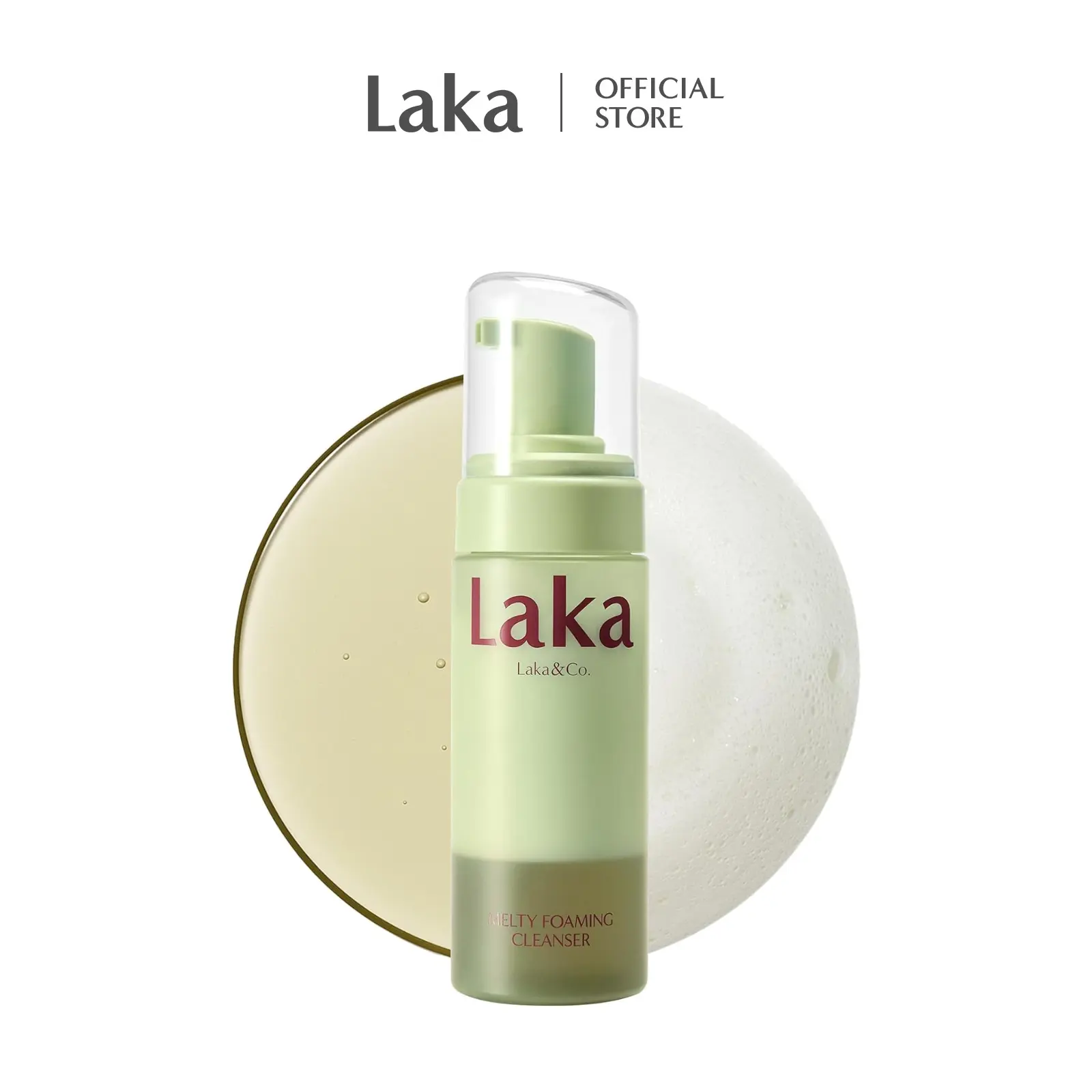[Laka] Melty Foaming Cleanser — Soft Bubble Melty PDRN Oil Foam Cleanser with Hyaluronic Acid