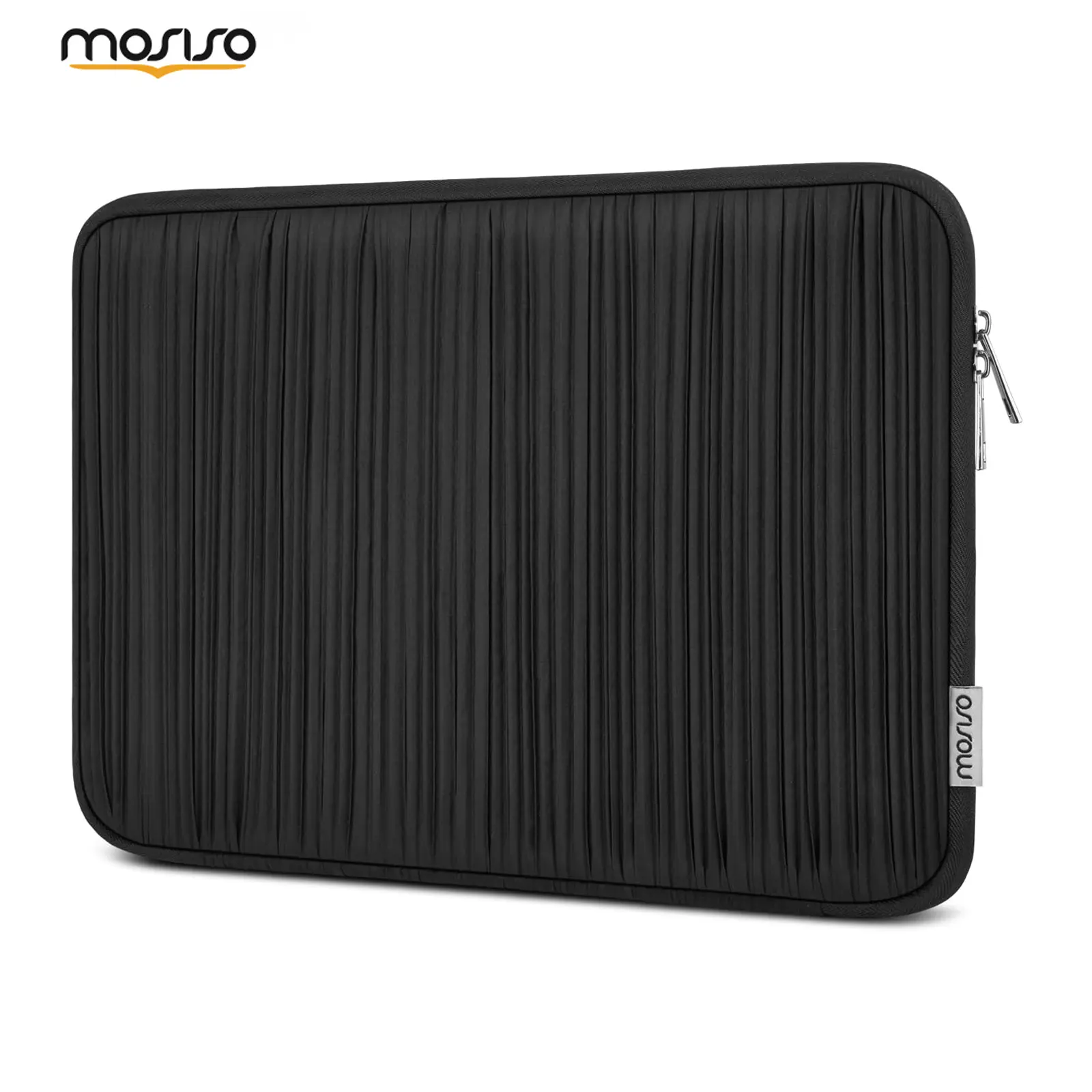 MOSISO Casual Slim Protective Case, 360° Padded with 180° Opening for 13-14in MacBook Air/Pro, HP Envy Spectre, Surface Laptop, Back to school haul, Polyester, Hp Elitebook, Water Resistant, Basic, Plain, Rectangle, 180° Full Open