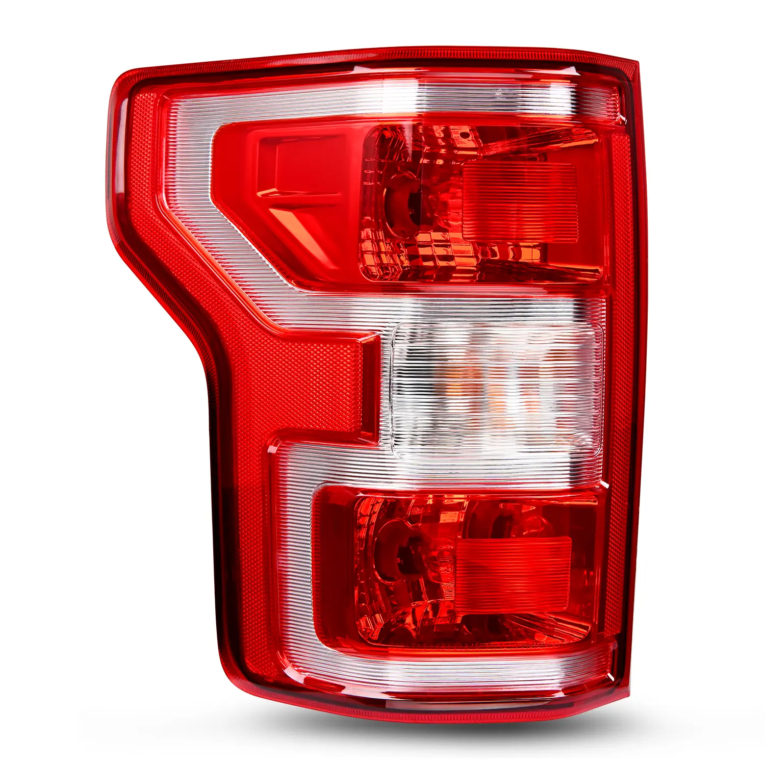 Nilight LED Driver Side Taillight Assembly for 2018-2020 Ford F-150 Pickup Truck, Left Side Rear Lamp Replacement, OE-Style Red Housing with Bulbs and Harness, Car Led Lights, Led Lights Car