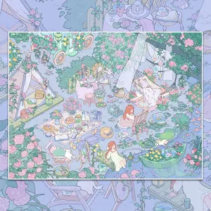 Fantasy Magic Enchanted Scenery Stickers, Whimsical Landscape Scenes, Decorative Stickers, Miniature Landscape Stickers, DIY Stickers for Creative Projects