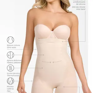Thermal Strapless Shapewear Faja for Tummy Control, Body Shaping Support